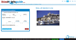 Desktop Screenshot of ibizahotelsguide.com